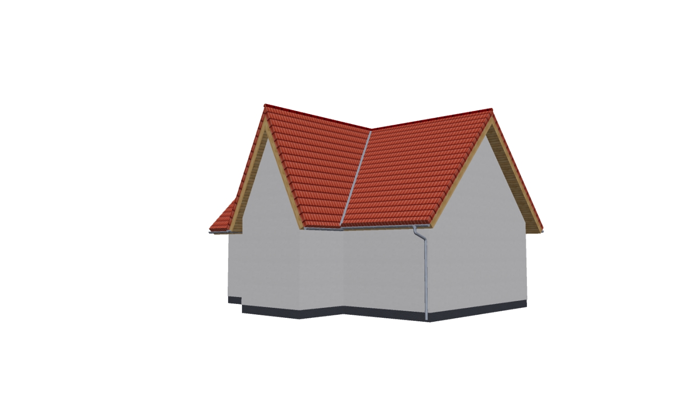 Satteldach mit Friesengiebelvorbau