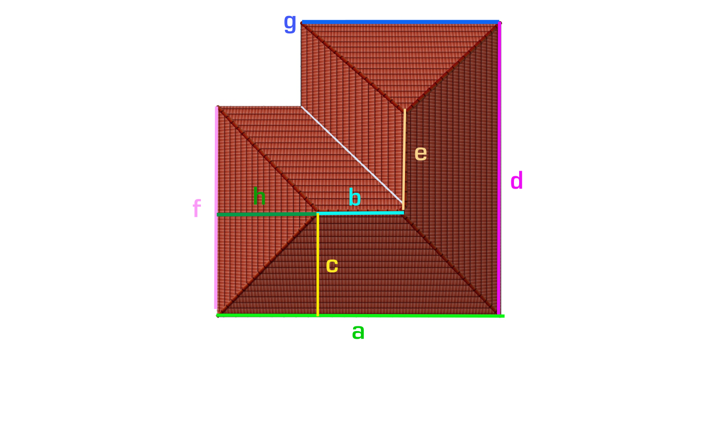 Winkelbungalow mit Walmdach